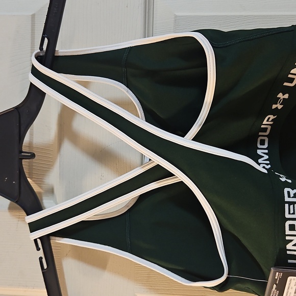 Under Armour Women’s Mid Crossback Sports Bra: GREEN: NEW WITH TAGS: SIZE XL - Picture 5 of 5